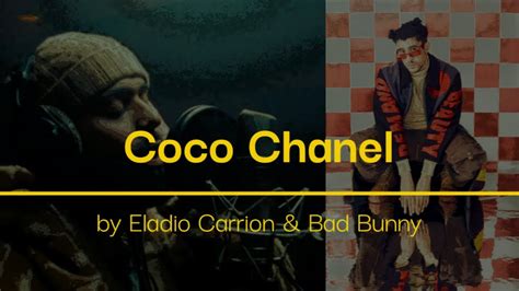 testo coco chanel|coco chanel lyrics bad bunny.